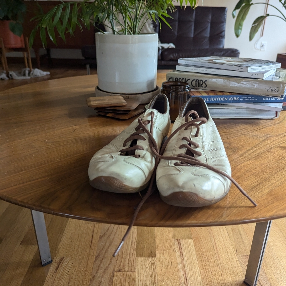 Prada Men's Cream and Brown Casual Shoes - Picture 7 of 7